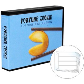 Fortune Cookie Fortune Collection Case, 10 Pages, Holds 40 Fortunes (Blue)