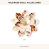 MACKENZIE-CHILDS Wallflower, Hanging Floral Wall Decor, Small, Wild Rose