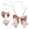 [Elerevyo] Plaid Uniform Pre-tied Knot Cute Colorful Bow Tie for