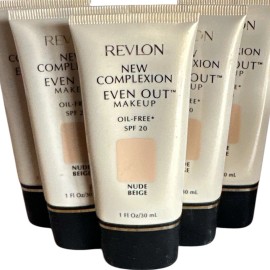 Revlon 5 Revlon New Complexion Even Out Makeup Oil-Free SPF 20 Nude Beige 1 oz