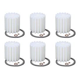 6 Pack 1A Micron Fuel Oil Rated Filter 1A-30 1A-25A w/Gaskets For Boilers Furnaces Water Heaters