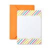 Gartner Studios Bright Stripe Print At Home Invitation Kit, 10