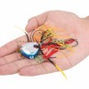 4Pcs 65g Fishing Artificial Baits Silicone Skirts Lures with Hook