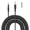 Fezzlo M50x Cable Coiled AUX Cord Compatible with Audio-Technica ATH-M40x