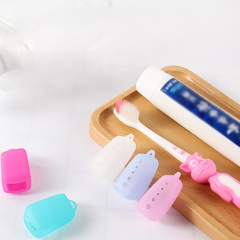 10 Piezas Protector de Cepillo de Dientes de Silicona para