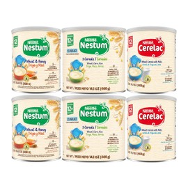 Nestle Nestum Infant Cereal (12 month Variety Pack, Pack of 6)