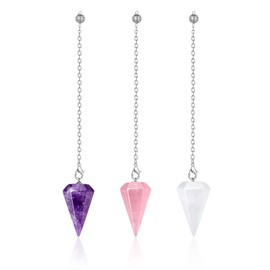 3 Pieces Crystal Pendants, Crystal Decorations, Creative Jewelry, Crystal Jewelry Gifts