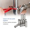 10PCS Round Coupling Nuts 304 Stainless Steel Female Thread Cylindrical
