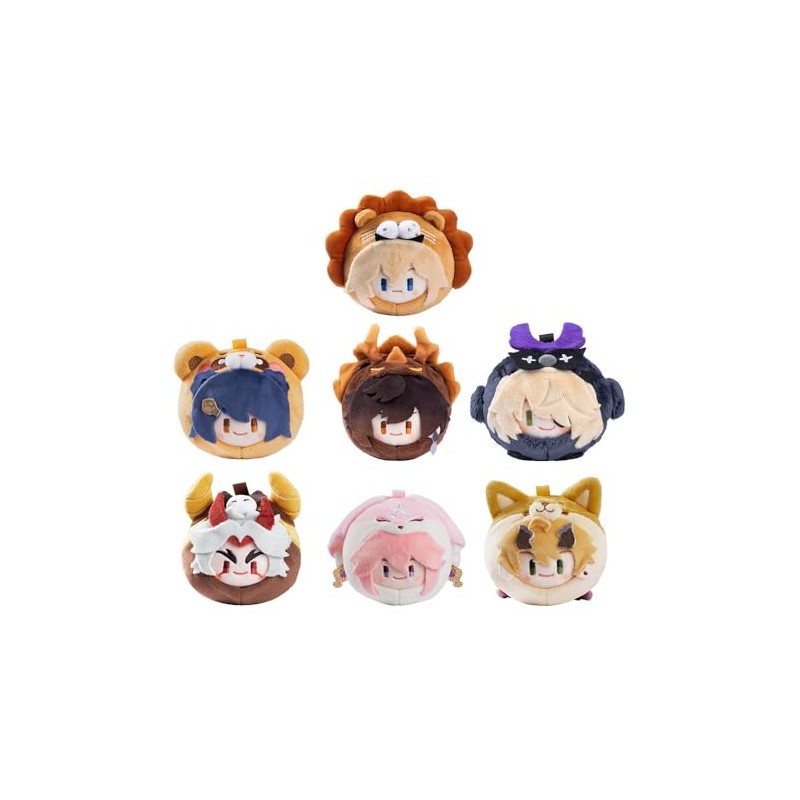 GENSHIN IMPACT Teyvat Zoo Themed Plushie Keychain - Fischl