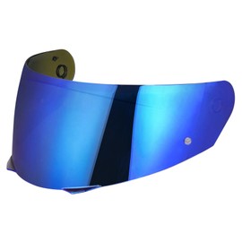 Helmet Visor for i90/Hj33/i91, Motorcycle Helmet Visor, UV Protection Helmet Visor, Motorcycle Wind Protection Helmet Lens Visor, Motorcycle Helmet Visor Replacement (Chrome Blue)