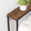 MAHANCRIS 78.7" Console Table with Power Outlet, Narrow Sofa Table,