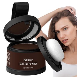 Hairline Powder for Women, Root Touchup Hair Color with Applicator, Waterproof Hair Shading Concealer for Gray Coverage, Fine, Thinning Hair