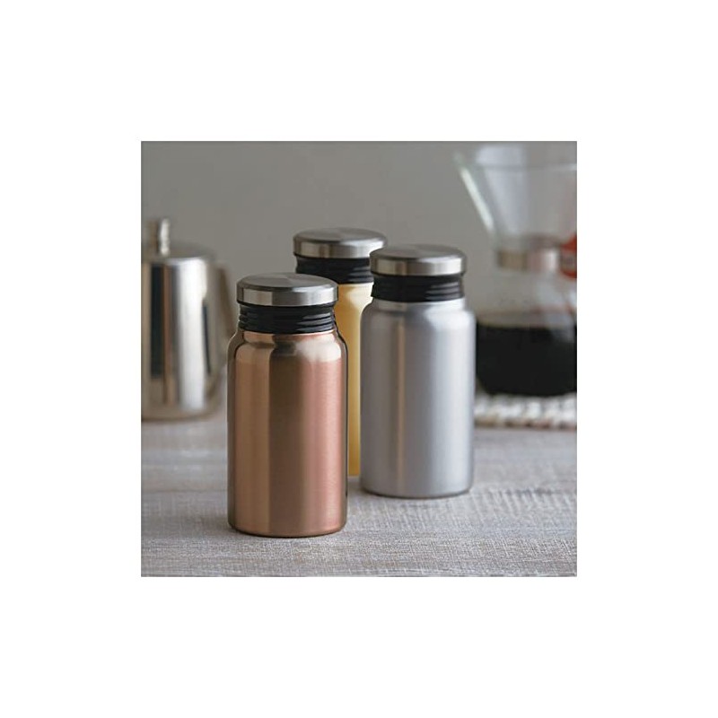 Maebata 51620 Luxe Water Bottle, Brown, 13.5 fl oz (400
