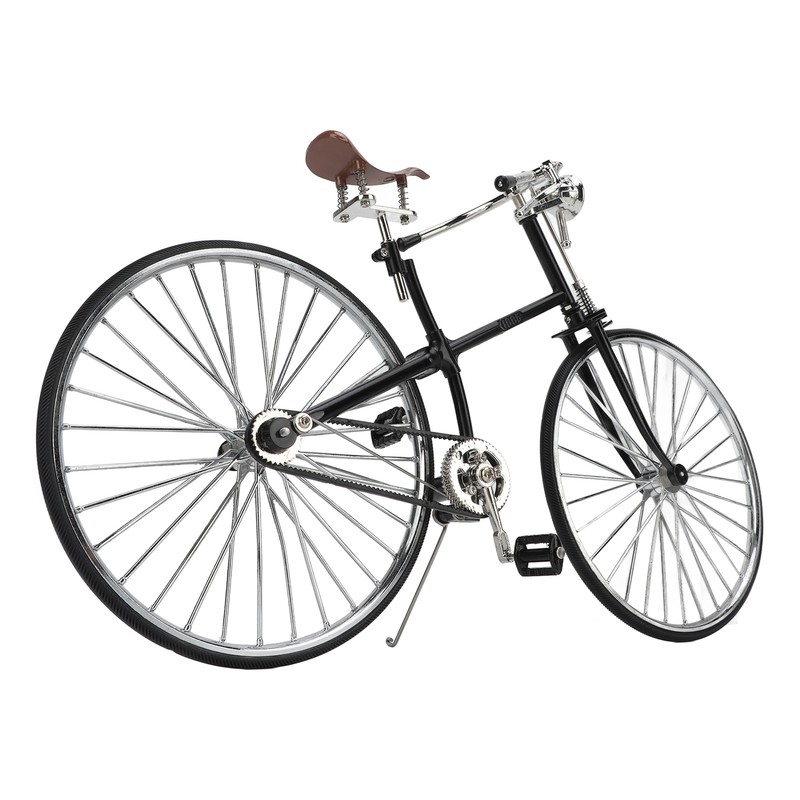 Retro Bicycle Model Retro Style 1:10 Scale Detachable Durable Metal
