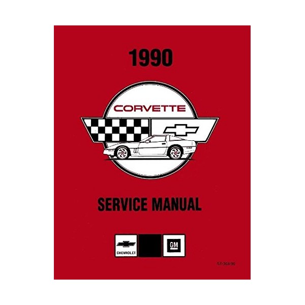 1990 CORVETTE FACTORY REPAIR SHOP & SERVICE MANUAL IN A