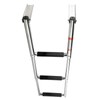 Amarine Made 3 Step Stainless Steel Telescoping Marine Boat Ladder
