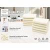 ZOLLNER Set of 10 Flannel Cloths 30 x 30 cm