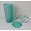 NewTupperware Super Mega Tumbler with Cariolier Handle 48oz Sheer Green