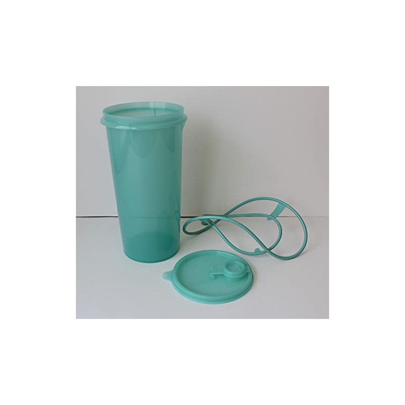NewTupperware Super Mega Tumbler with Cariolier Handle 48oz Sheer Green