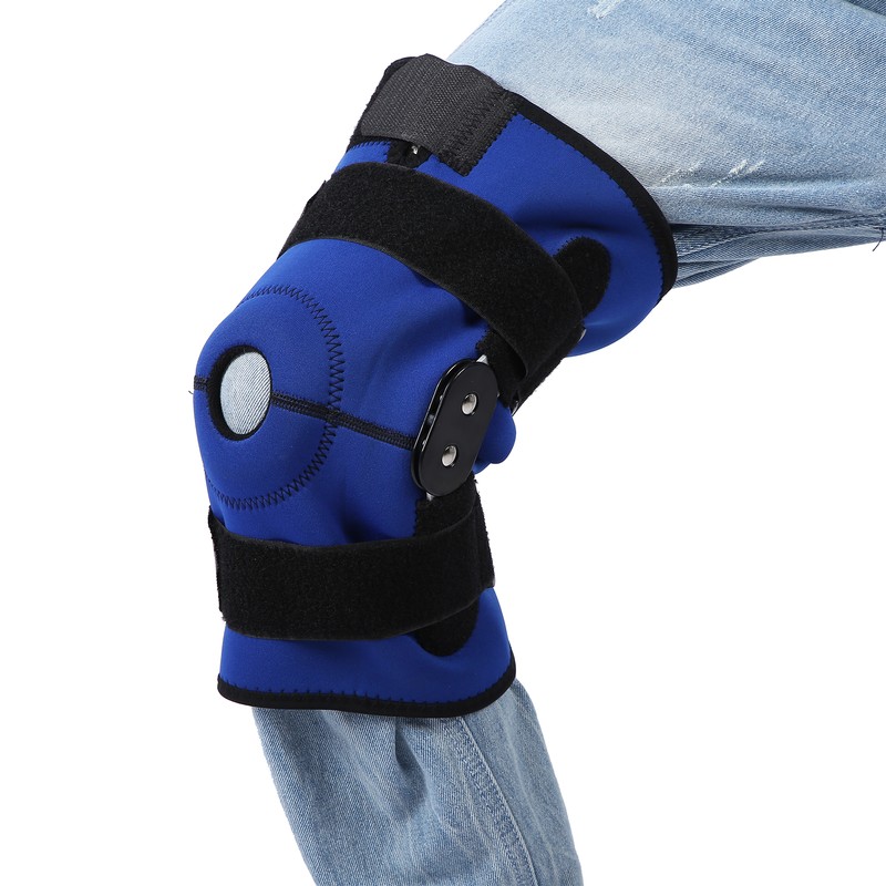 Aluminum Alloy Knee Brace Adjustable Knee Compression Wrap Knee Support