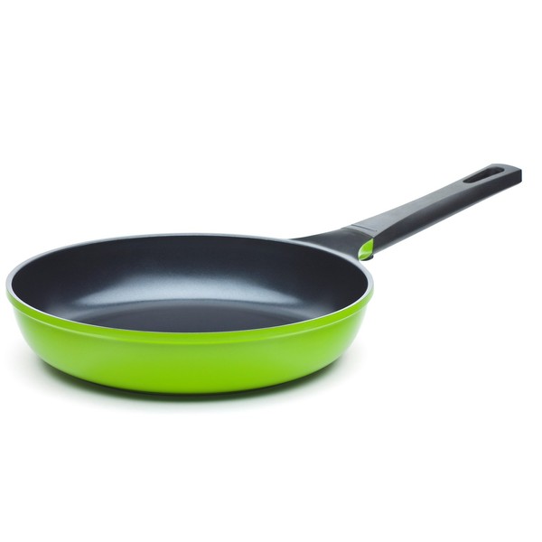 8" Green Ceramic Frying Pan by Ozeri, with Smooth Ceramic Non-Stick Coating (100% PTFE and PFOA Free)