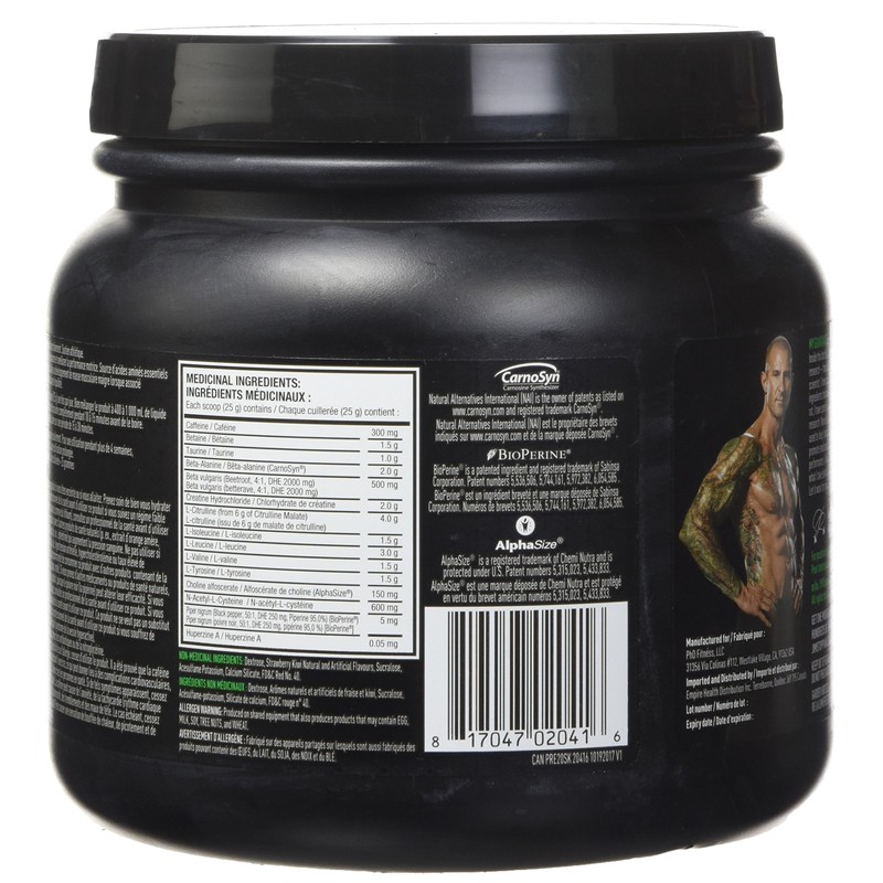 Jym Supplement Science Pre strawberry-kiwi 20 servings, 506g