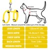 PUPTECK Adjustable Cat Harness and Leash Set Escape Proof Kitten
