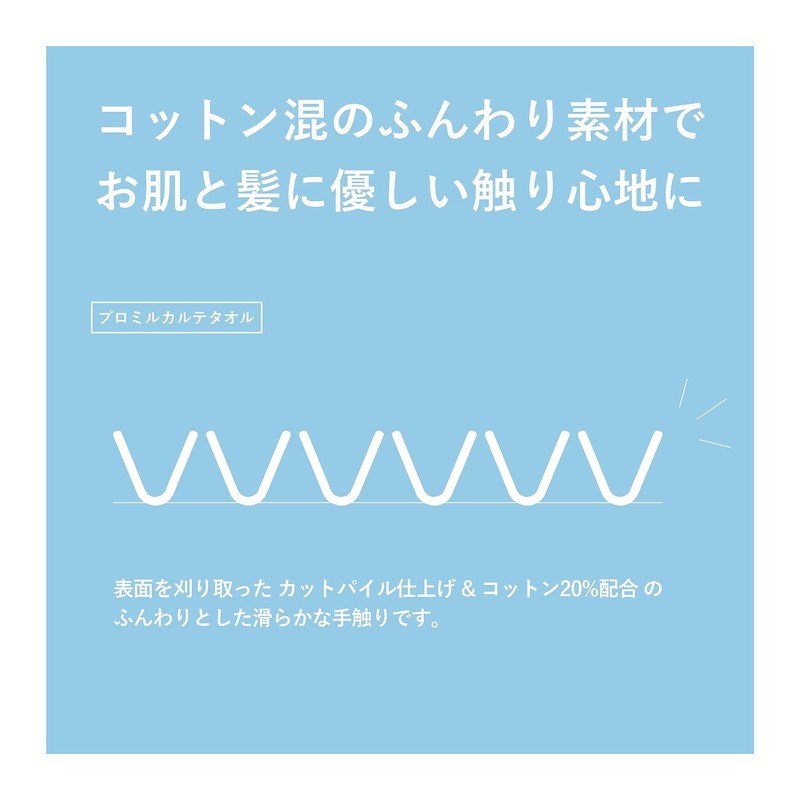 Promille White Microfiber Absorbent Hair Towel Body Towel