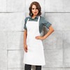 Cabaubl 12 Pack Bib Apron,Unisex Bib Aprons,Plain Bib Aprons Bulk