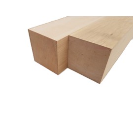 Barrington Hardwoods Basswood Carving Blocks - 3" x 3" (3" x 3" x 8" (2 Pieces))
