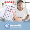 Excelltel Big Button Phone for Seniors, Corded Landline Telephone with