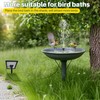 Biling 5.5W Solar Fountain Pump for Bird Bath, DIY Solar