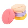 Healvian 4pcs Round Makeup Sponges Foundation Puff Powder Blending Sponge