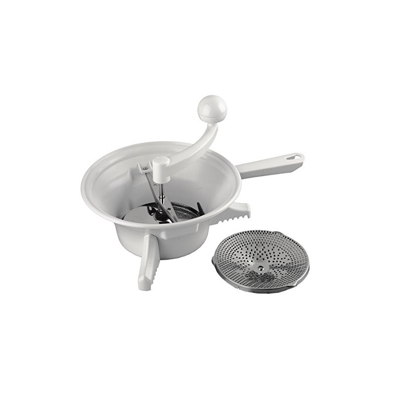 Ilsa 107 Manual Food Mill, Plastic, 24cm, White
