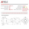APIELE APIELE 10 Amp 19mm Latching Push Button Switch 12V