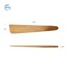 FAAY 13" Flat Wooden Spatula for Cast Iron, Egg Flipper,
