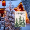 Artofy Merry Christmas Tree Small Decorative Garden Flag, Xmas Pine