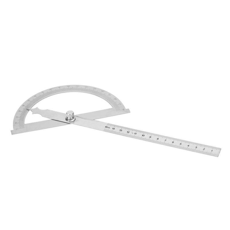 Angle Protractor, Angle Finder Ruler Clearly Display Stainless Steel Material