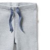 Wilson & Frenchy Organic Stripe Rib Legging - Rain Drop,