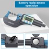 AUTOUTLET Micrometer Digital Outside Micrometer 0-25 mm / 0.001 mm,