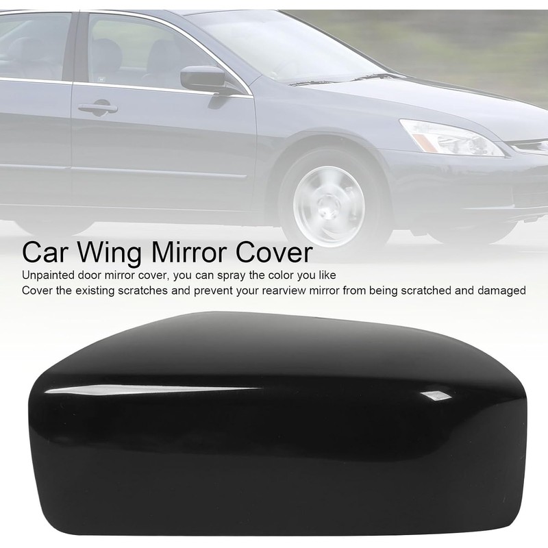Keenso Cubierta Protectora para Espejo Lateral, Protector de Carro Negro