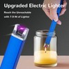 4 Pack Electric Candle Lighter USB Rechargeable Lighters Windproof Plasma