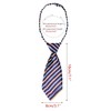 Elerevyo Women's Cute Uniform Necktie, Pre-tied Knot, Striped Short Necktie,