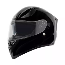 Torc Motorcycle Bike Full Face Helmet Torc T15 T-15 Street Gloss Black DOT Medium