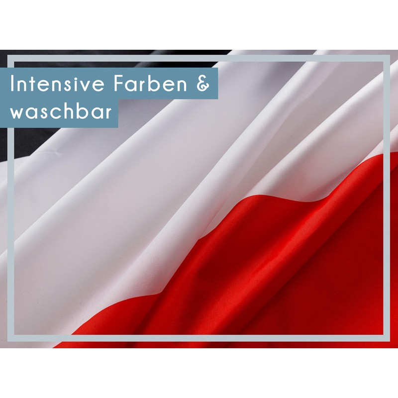 PHENO FLAGS German Empire Flag, 90 x 150 cm, Weatherproof