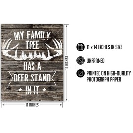Hunting Decor - Hunting Wall Art Decor - Gifts for Hunters - Outdoorsman Wall Decor - Rustic Hunting Cabin Decor - Farmhouse Hunting Wall Decor - 11x14 unframed print