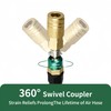Yolass 1/4”x 100 ft Green Transparent Flexible Reinforced Polyurethane (pu)