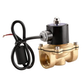 Heschen Brass Solenoid Valve 2W-250-25 Direct Acting 220 VAC PT1 Normally Closed Compressed Air Water Water Air