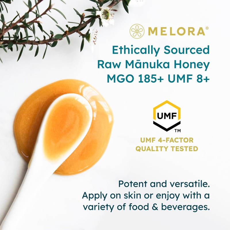 Melora Raw Manuka Honey from New Zealand | UMF 8+