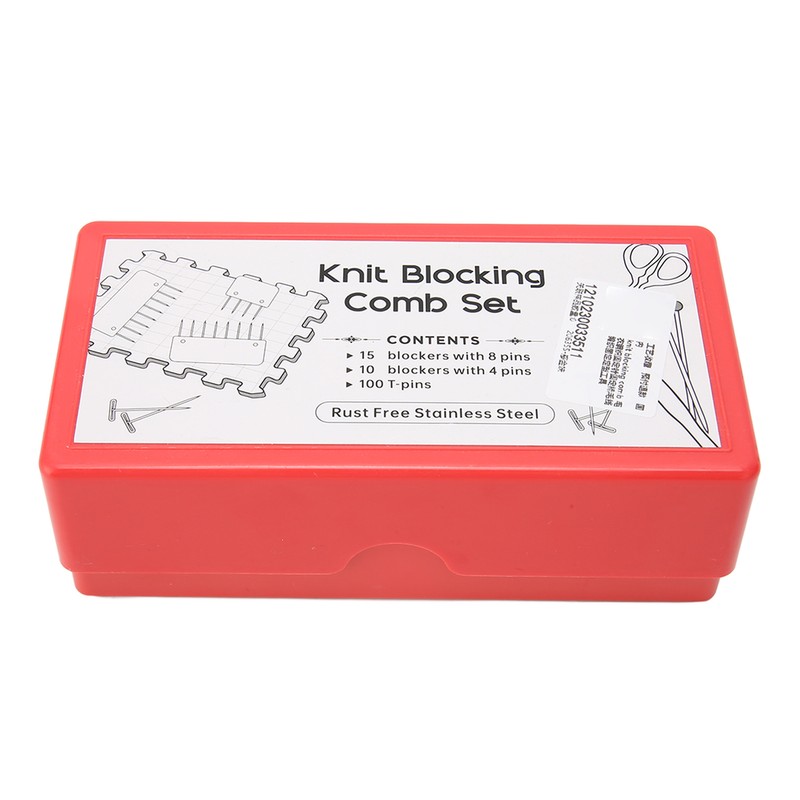 Knit Blocking Comb Set Time Saving Knitting Blocker Pin for
